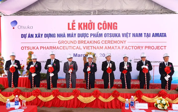 Khoi cong nha may Amata